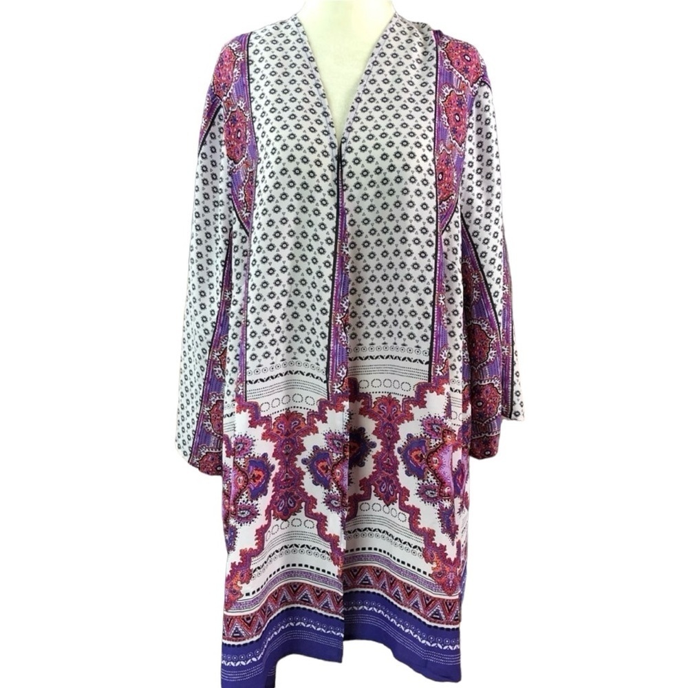 Catherines Plus Size 2X Kimono Southwest 22/24W